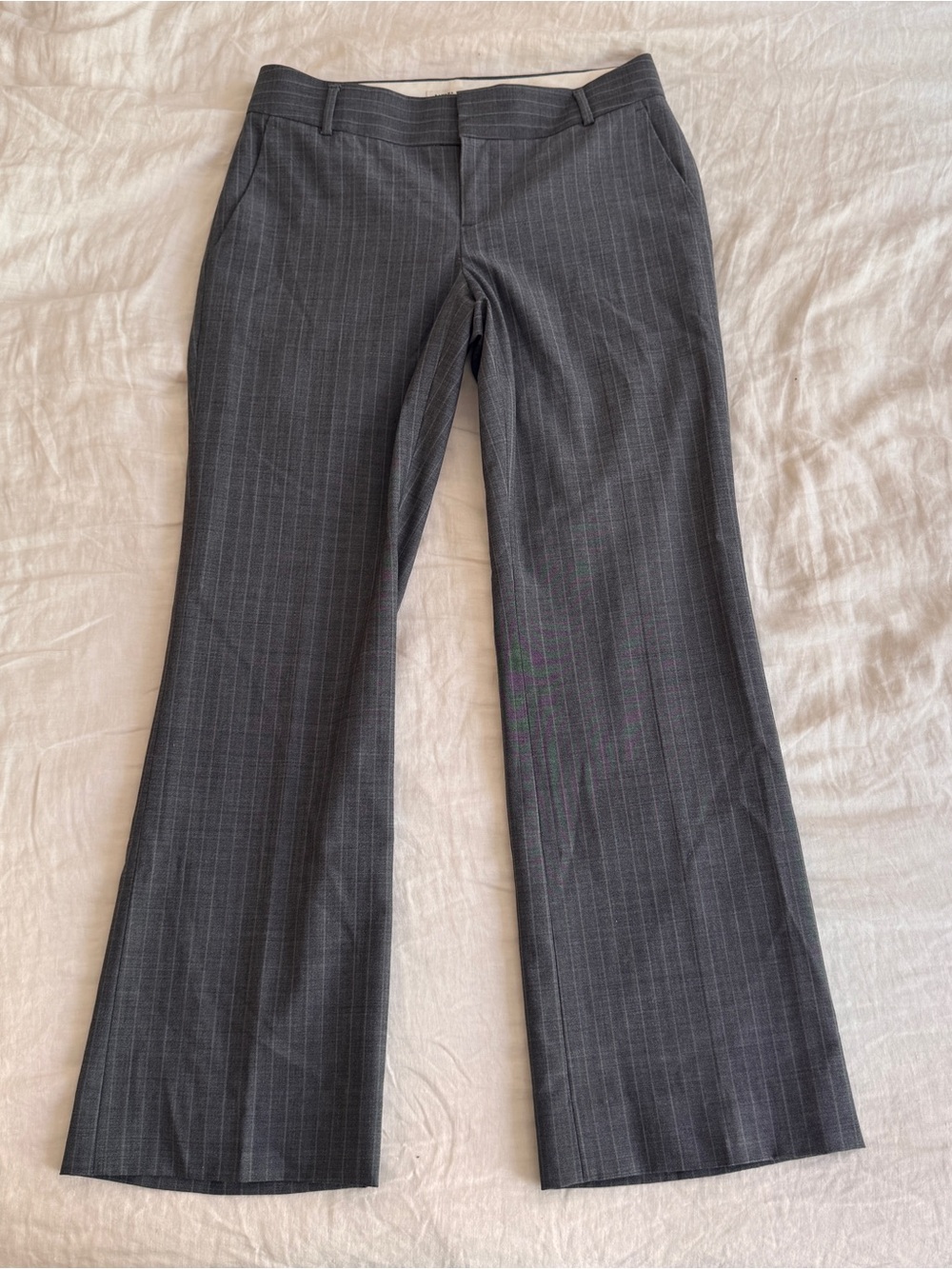 The Martin Fit Low Waisted Y2K pinstripe pants from Banana Republic